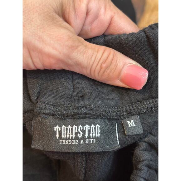 TRAPSTAR Women's Black Decoded Camo Hooded Tracksuit Size Medium - Picture 5 of 8